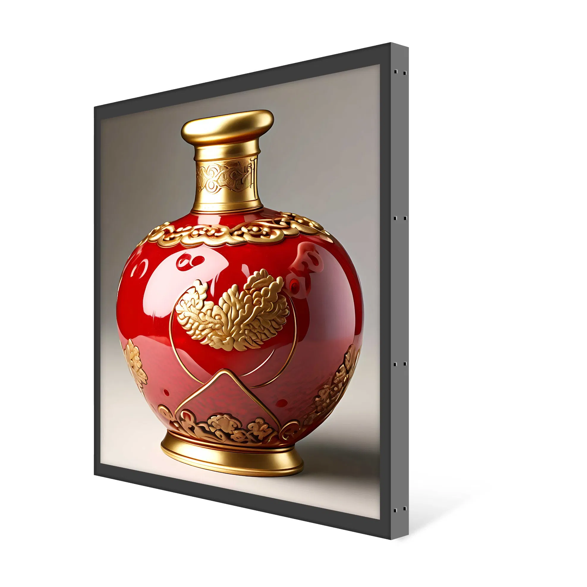 Factory Customized Qled 51.7inch High Quality 2160*2160 Square LCD Monitor Display for Gallery, Art Exhibition