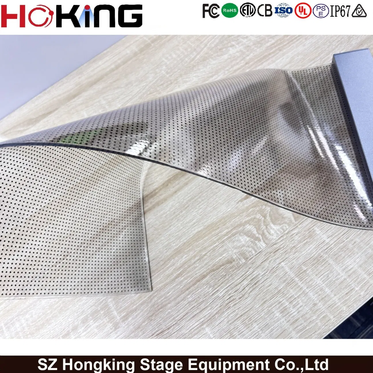 Ultra Thin LED Film Glass Screen Transparent High Quality Glass Indoor LED Video Wall