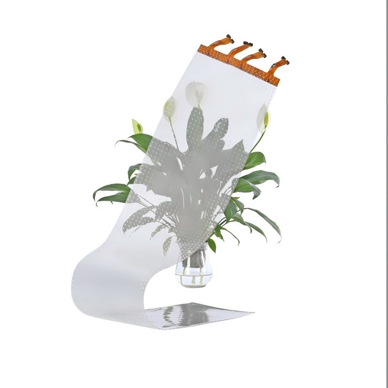 Indoor Outdoor Flexible Software Transparent Screen Film Glass LED Video Wall