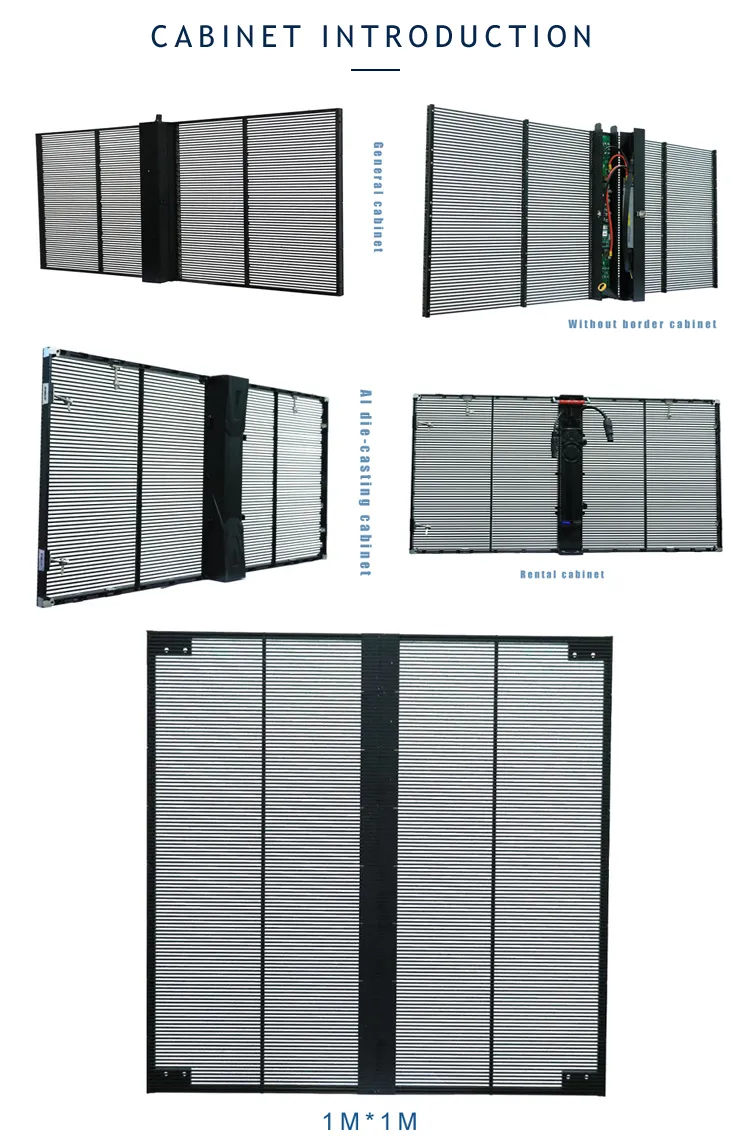 Transparent LED Detail