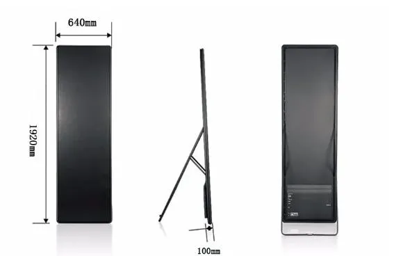 P2 LED Mirror Poster