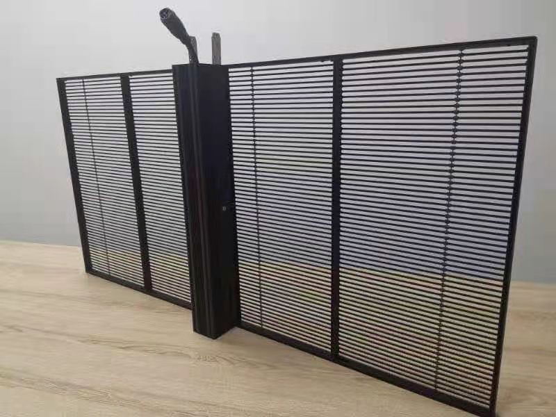 P3.9-7.8 High Brightness Transparent LED Screen Display, Glass Window LED Transparente Video Wall