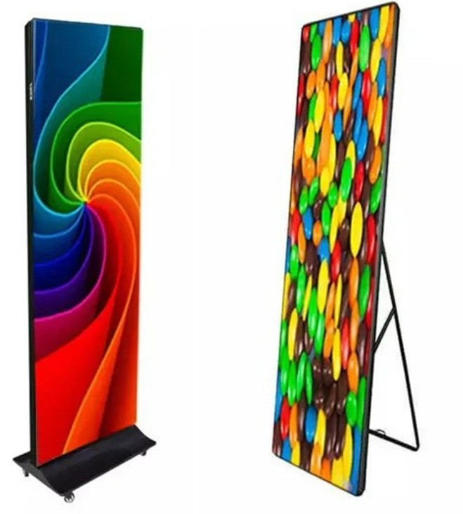 Mzcled Indoor Outdoor Gob Full Color Digital HD Floor Stand 640*1920mm P2.5 P2 P1.86 Pantalla De Poster LED Display Screen for Events