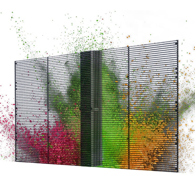 High Brightness Transparent LED Screen Display, Glass Window LED Transparente Video Wall