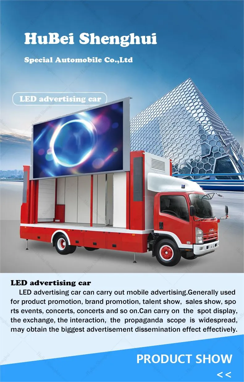 LED Mobile Billboard Advertising Truck