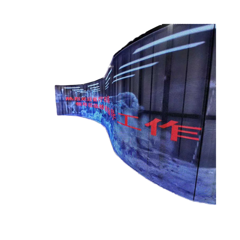 Indoor Advertising HD Transparent LED Video Wall P3.91-7.82 Transparent Leddisplay Screen Fixed Behind Glass in Store