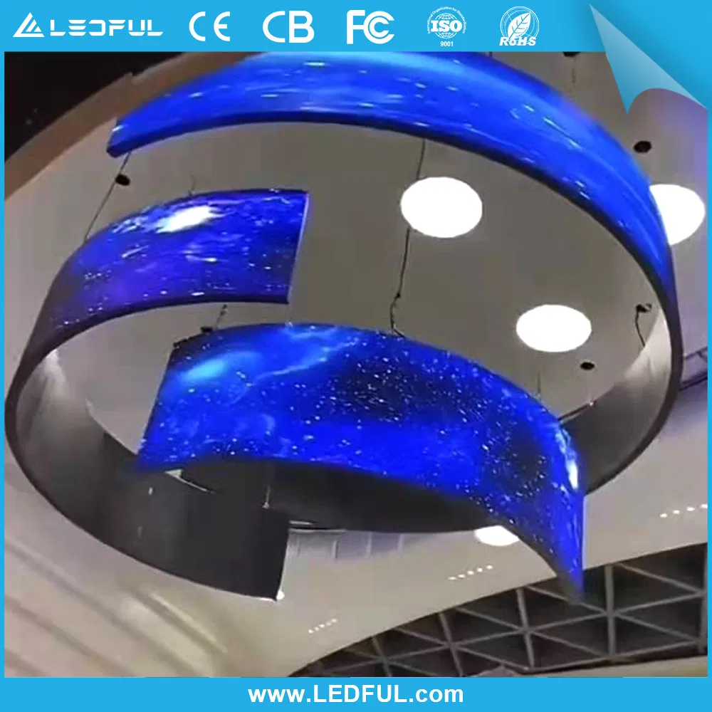 Indoor Circular Curved Soft Round Circle LED Display Flexible LED Screen