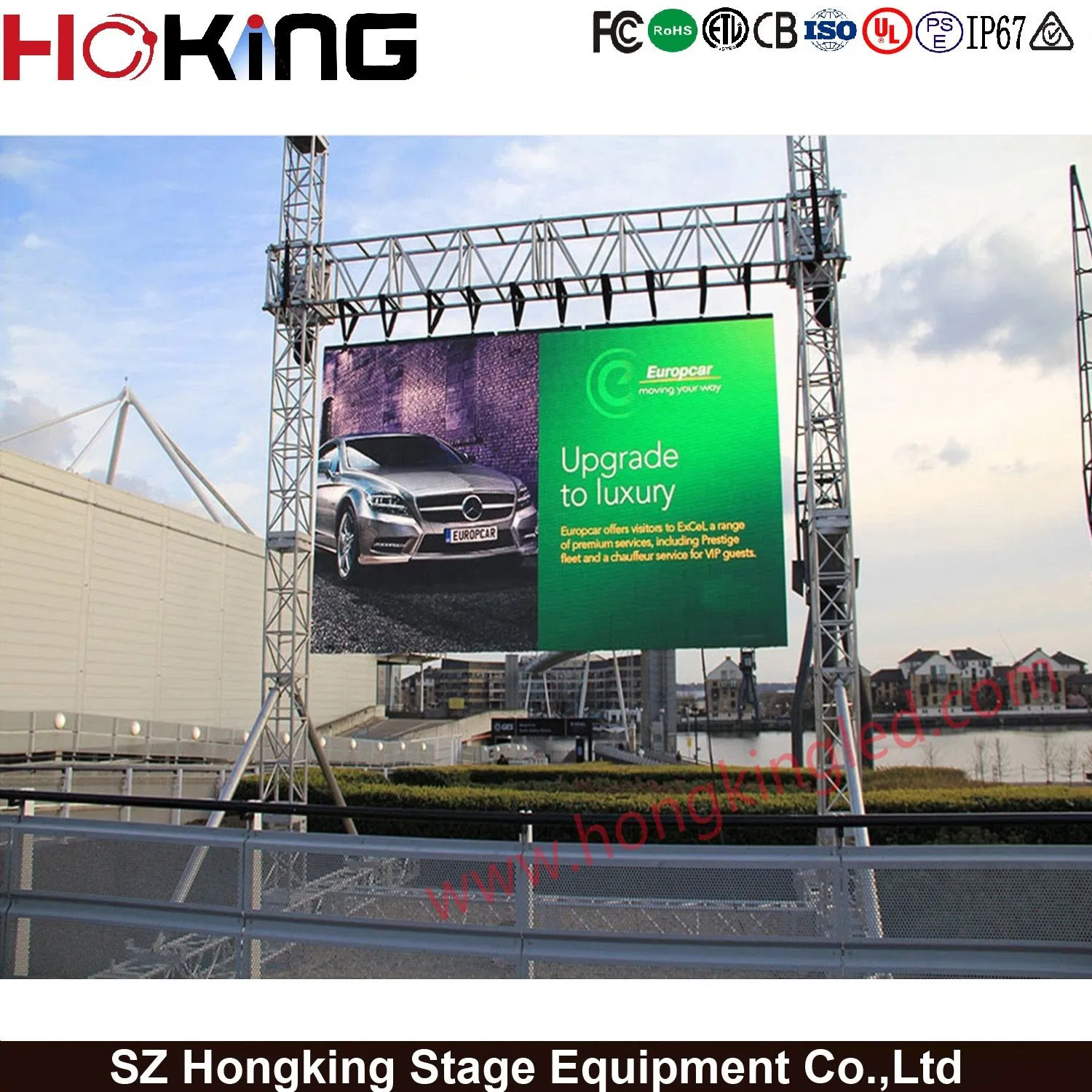 P2.9 P3.91 Mobile Events Live Outdoor Truck Trailer Screen LED Display Advertising