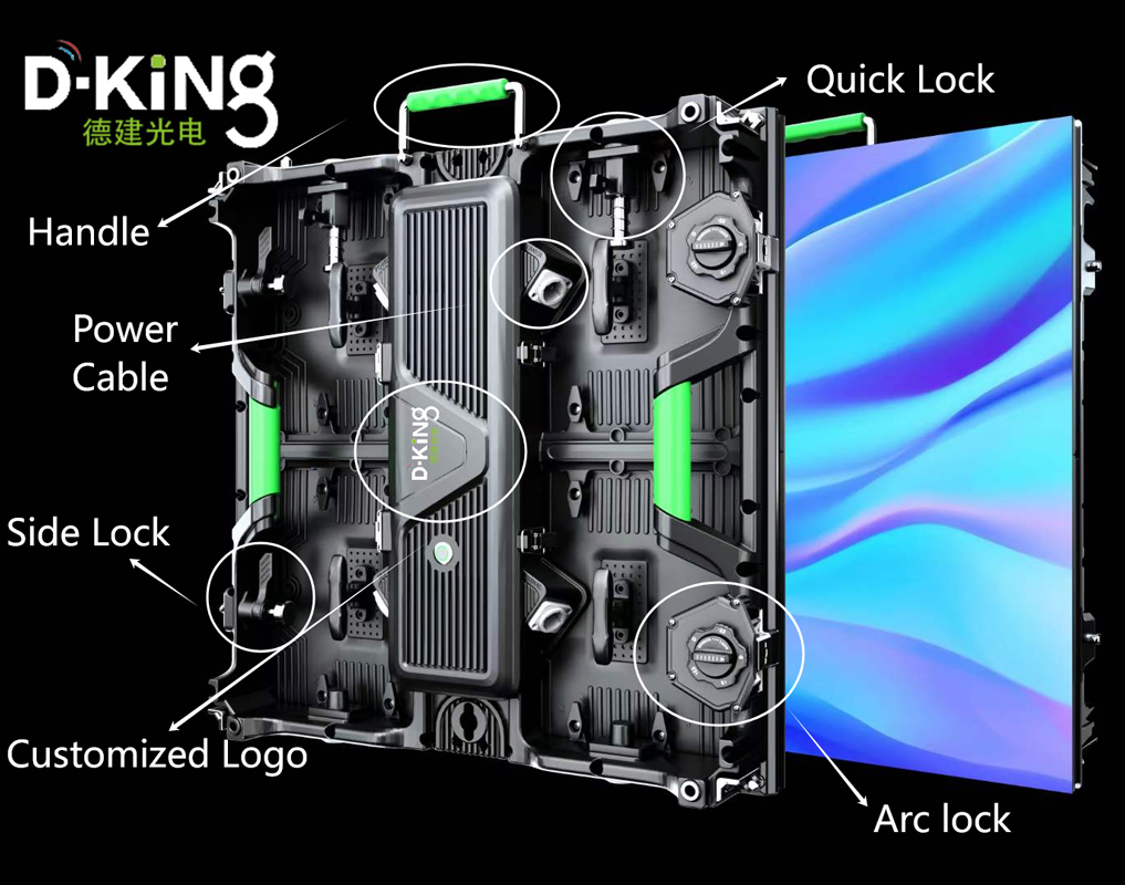 High-Resolution P3.91 Indoor Curved LED Rental Display Screen2.