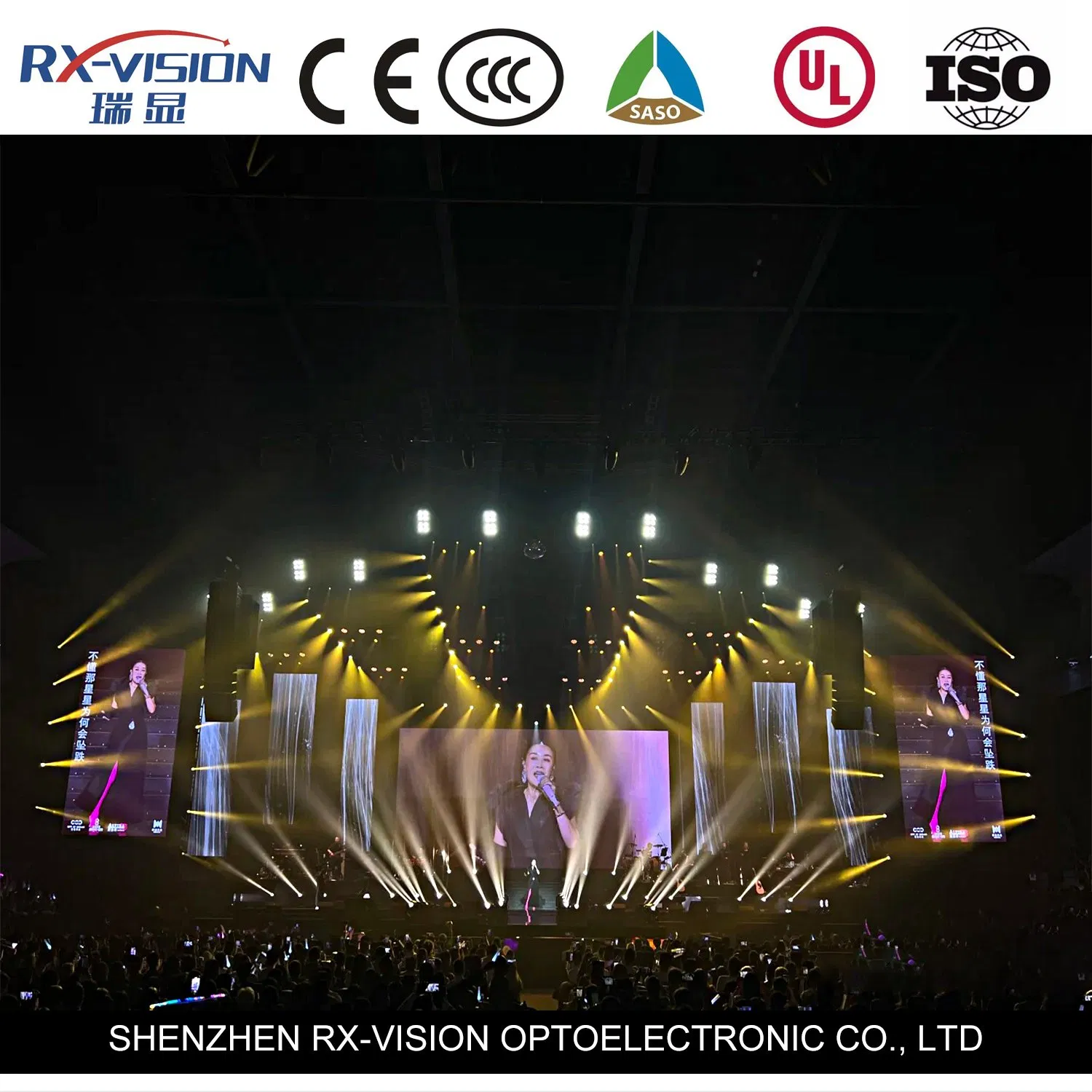 Rental Indoor P2.97 500*1000 LED Video Wall for Stage Rental LED Dispay Screen