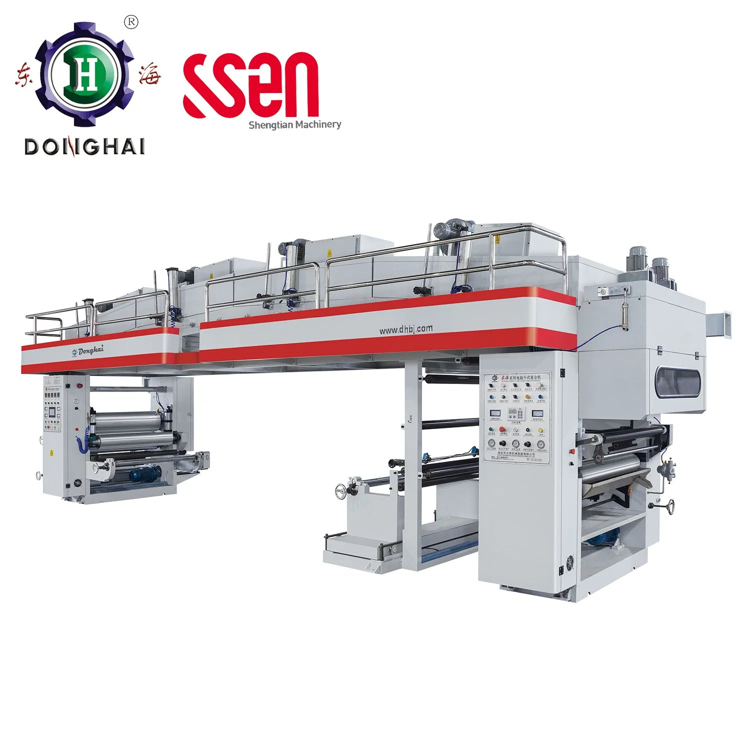 آلة laminating الجافة القائمة على المذيبات من طراز Donghai GF-K آلة الطلاء القائمة على المذيبات للتغليف المرن أكياس التعبئة السرعة 150mpm