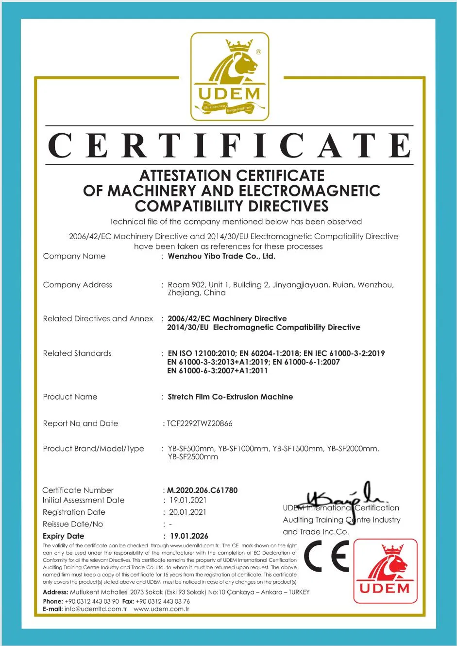 Certificate 3