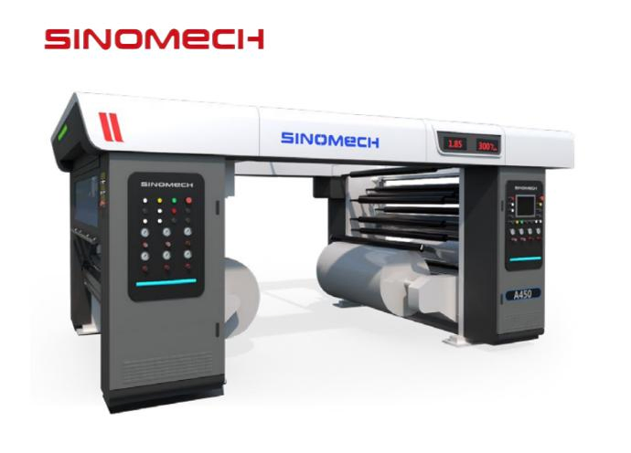 آلة laminating من Sinomech نموذج A450 سرعة 450 م/دقيقة آلة laminating عالية السرعة للأفلام البلاستيكية والورق بدون مذيب