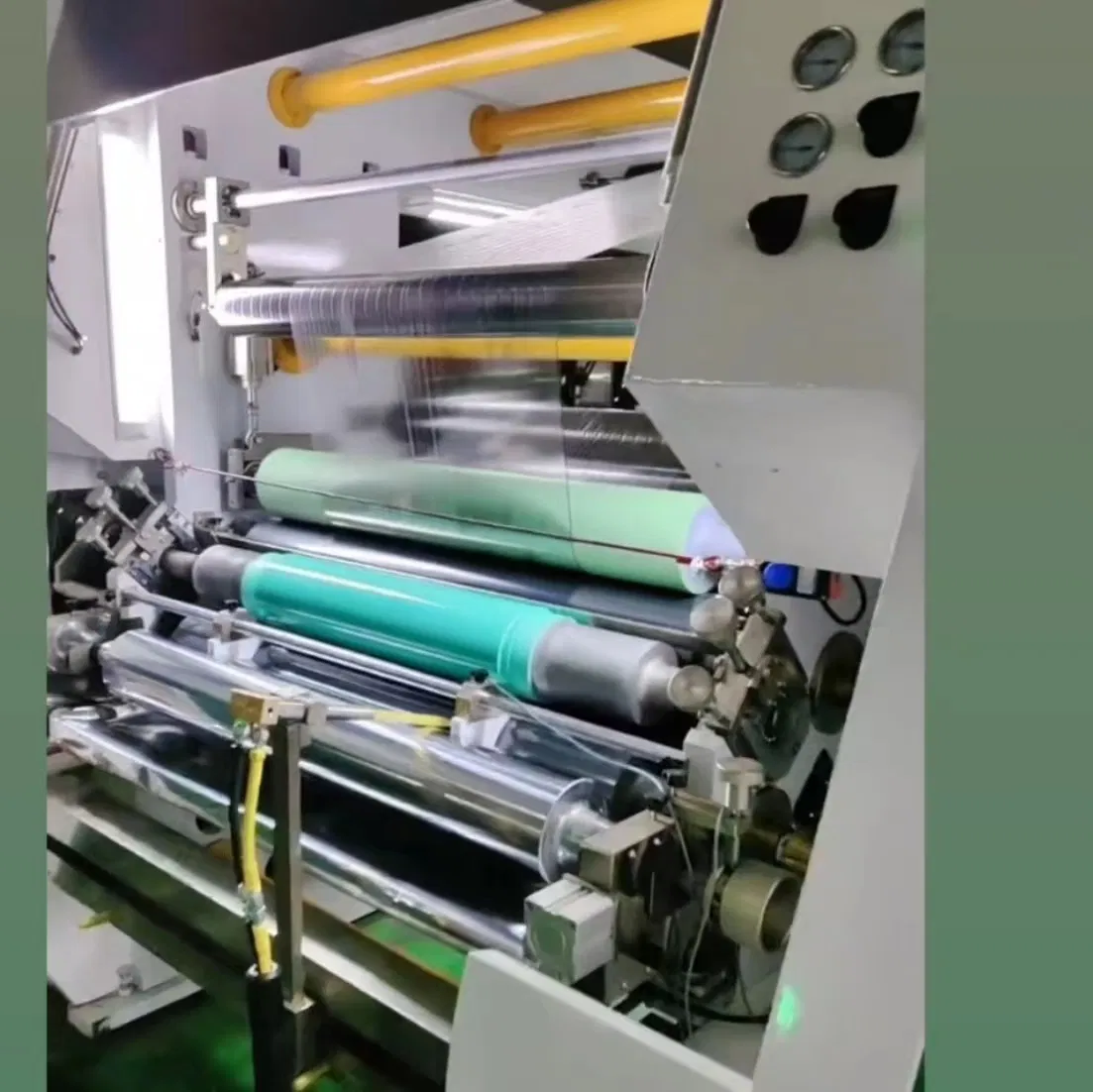 سيمنز PLC تعبئة الأدوية تعبئة المواد الغذائية آلة laminating بدون Solvent laminator بدون Solvent