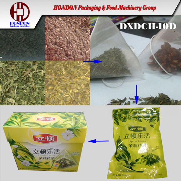 ماكينة تعبئة أكياس الشاي العشبي الأوتوماتيكية (نموذج DXDCH-10D)