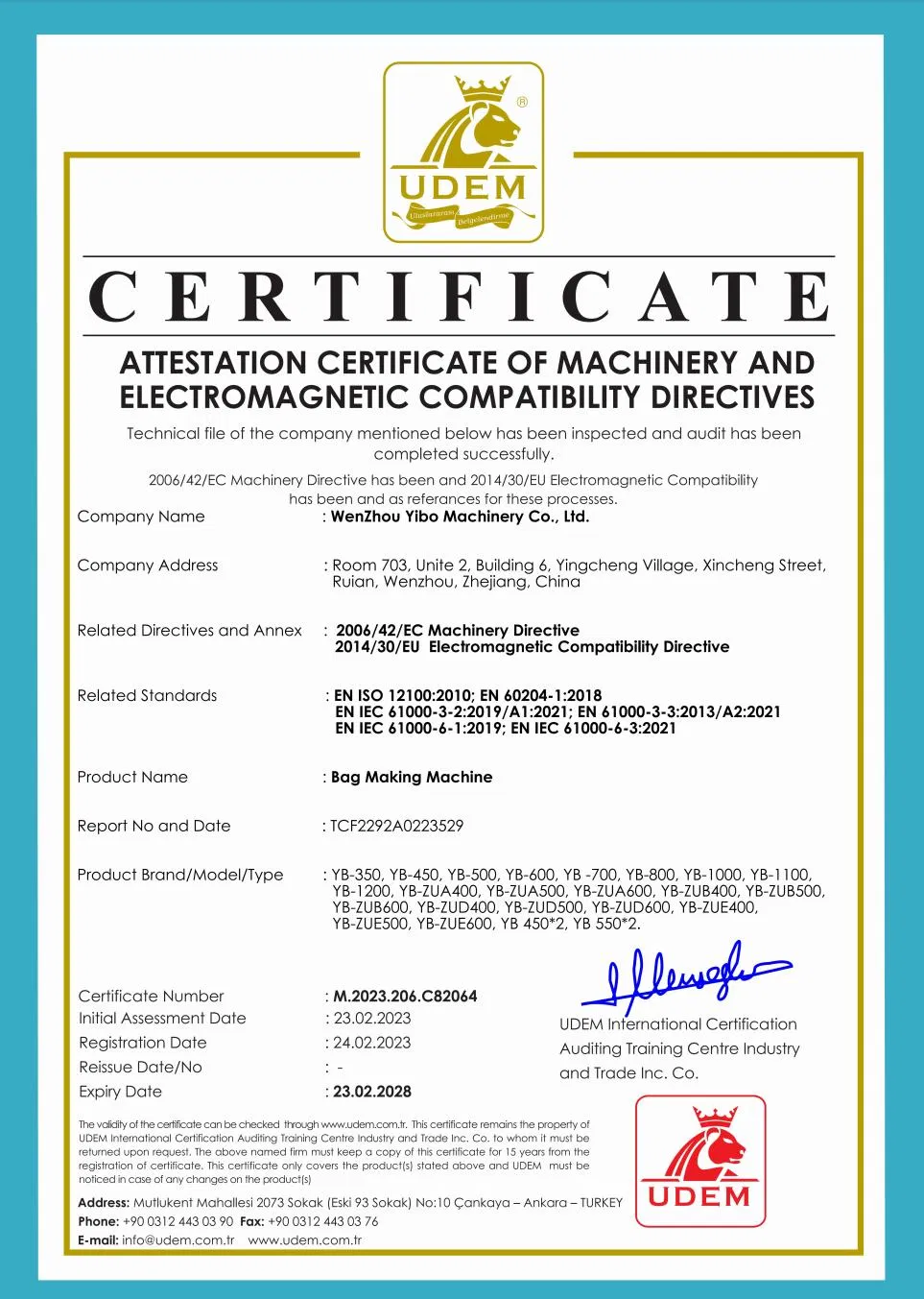 Certificate 2
