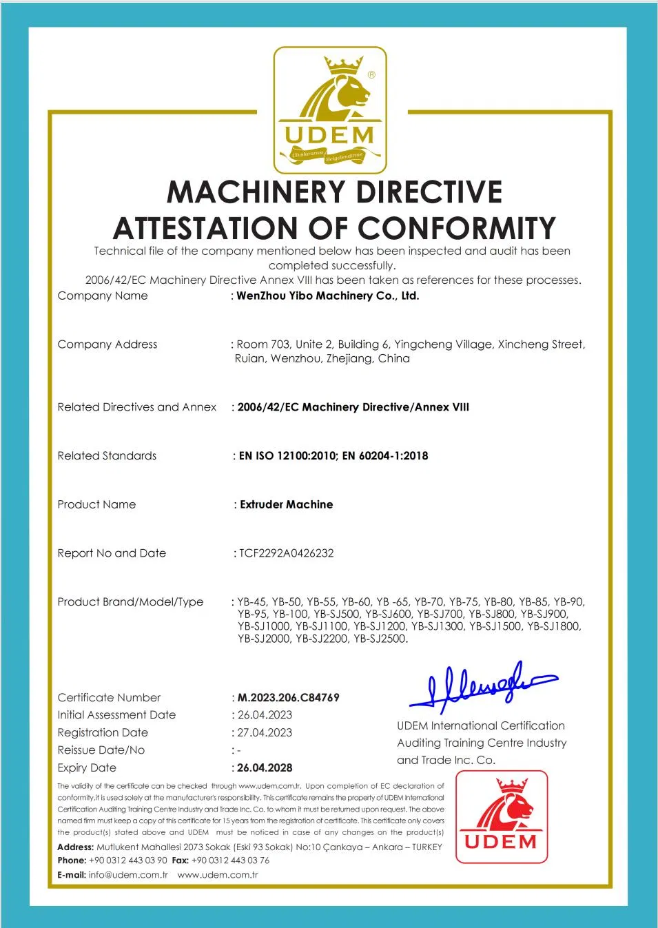 Certificate 1