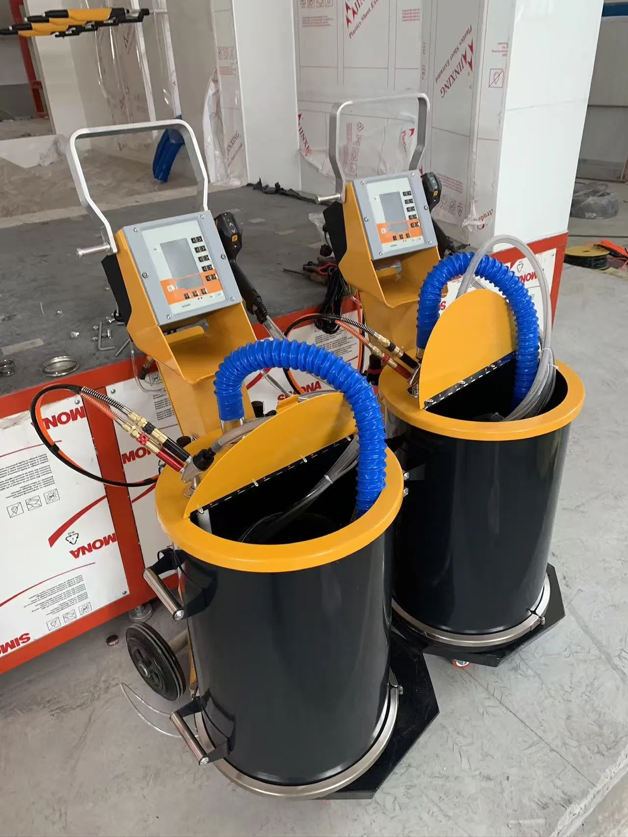 Otp-2f نظام معدات طلاء مسحوق الطلاء المعدني الكهربائي اليدوي رذاذ بندقية الطلاء آلة الرش بسعر رخيص