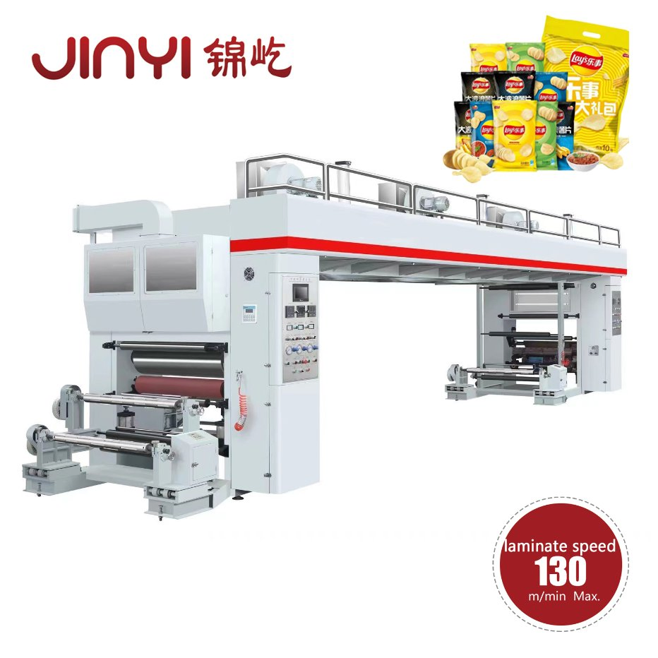 آلة laminating بدون Solventless لتغليف الأفلام البلاستيكية المرنة من البولي بروبيلين، ورق الألمنيوم، ولفائف الورق