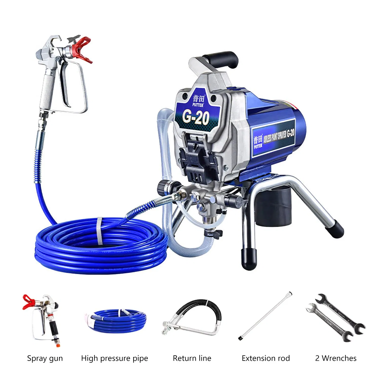 رذاذ الطلاء بدون هواء PT-G20 آلة طلاء أوتوماتيكية