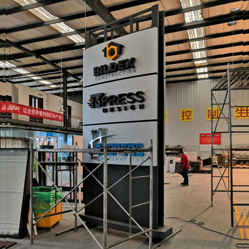 Wholesale Outdoor Advertising Illuminated Pylon Signs Manufacturer, Supplier
