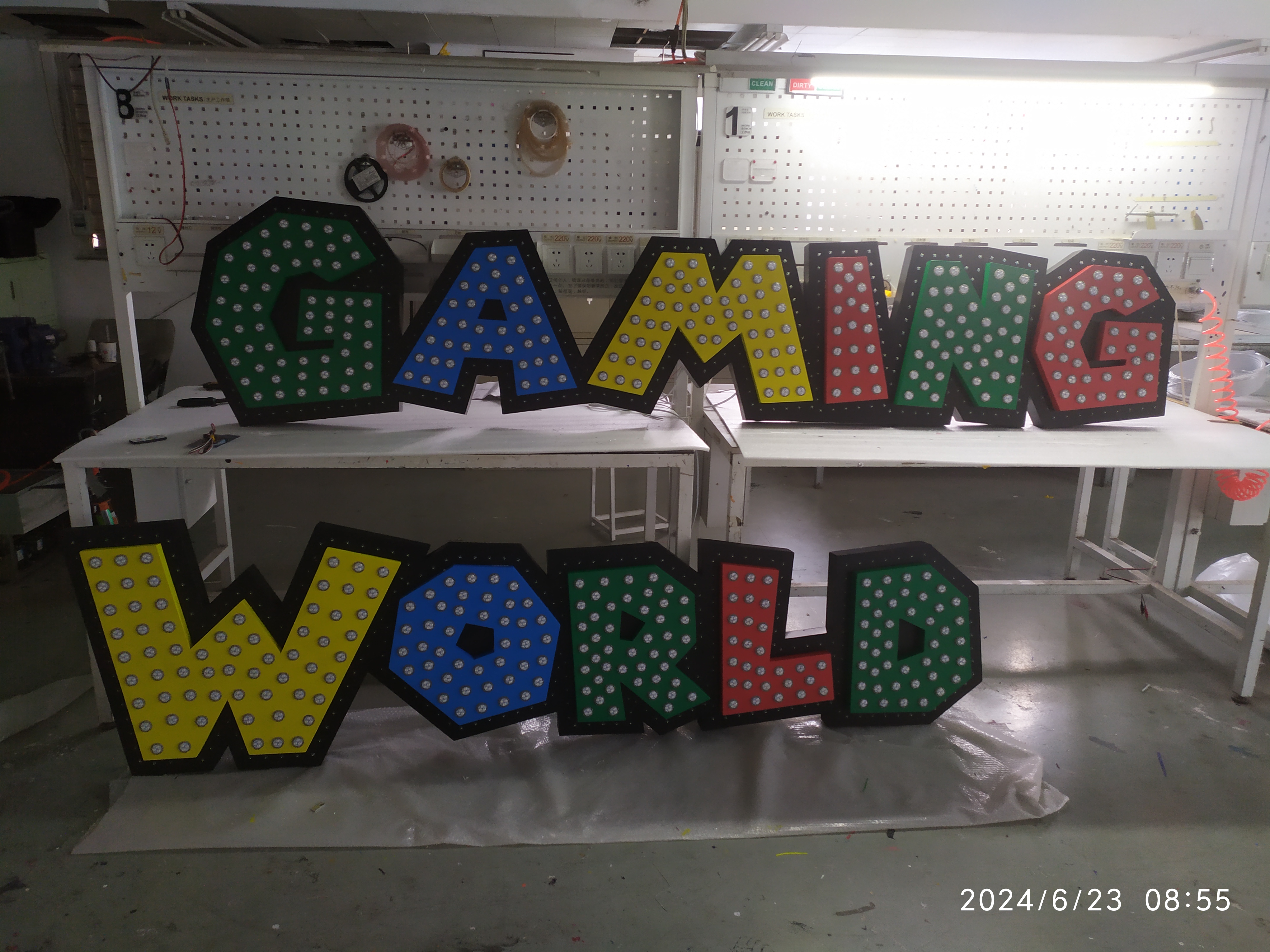 Custom Introducing our amusement equipment luminous LOGO solution Manufacturers, Factory