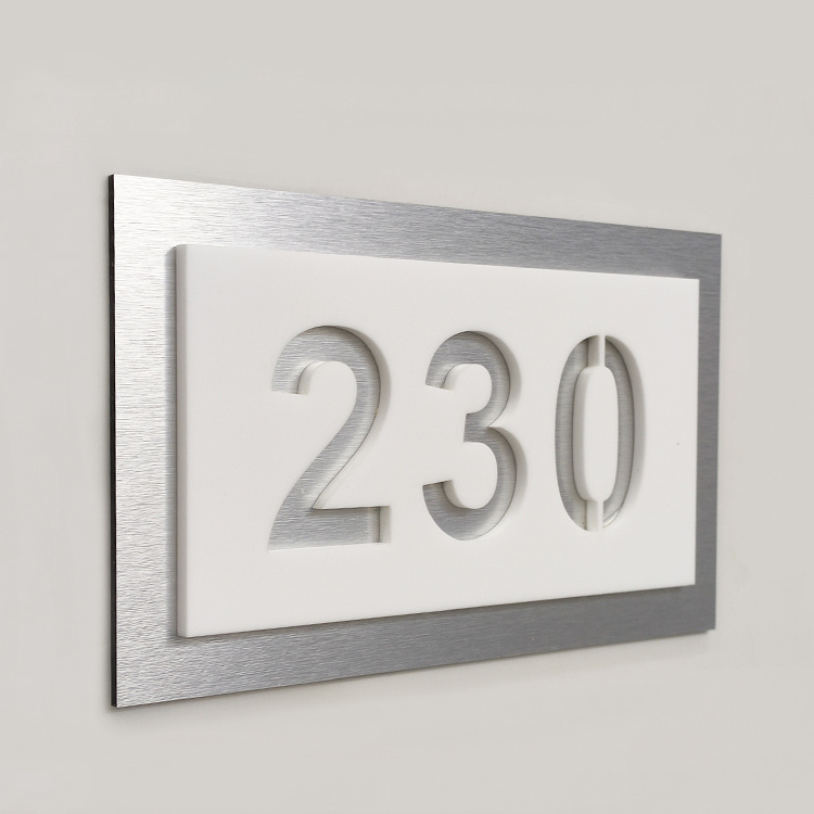 Custom Room Number Plates Signages | Door Number Signs Manufacturers, Suppliers