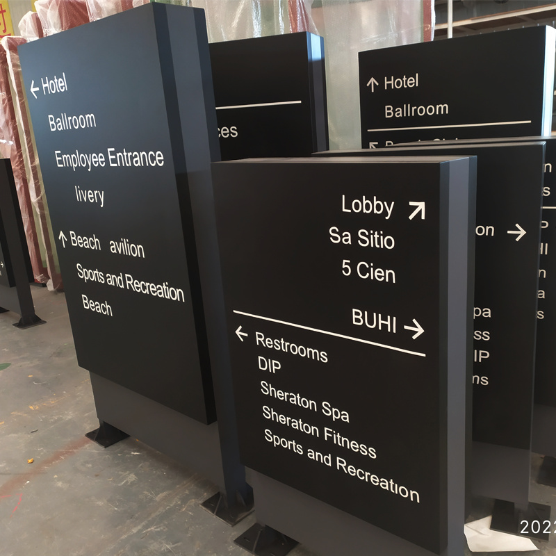 Custom Exterior Wayfinding & Directional Signs Manufacturer, Suppliers