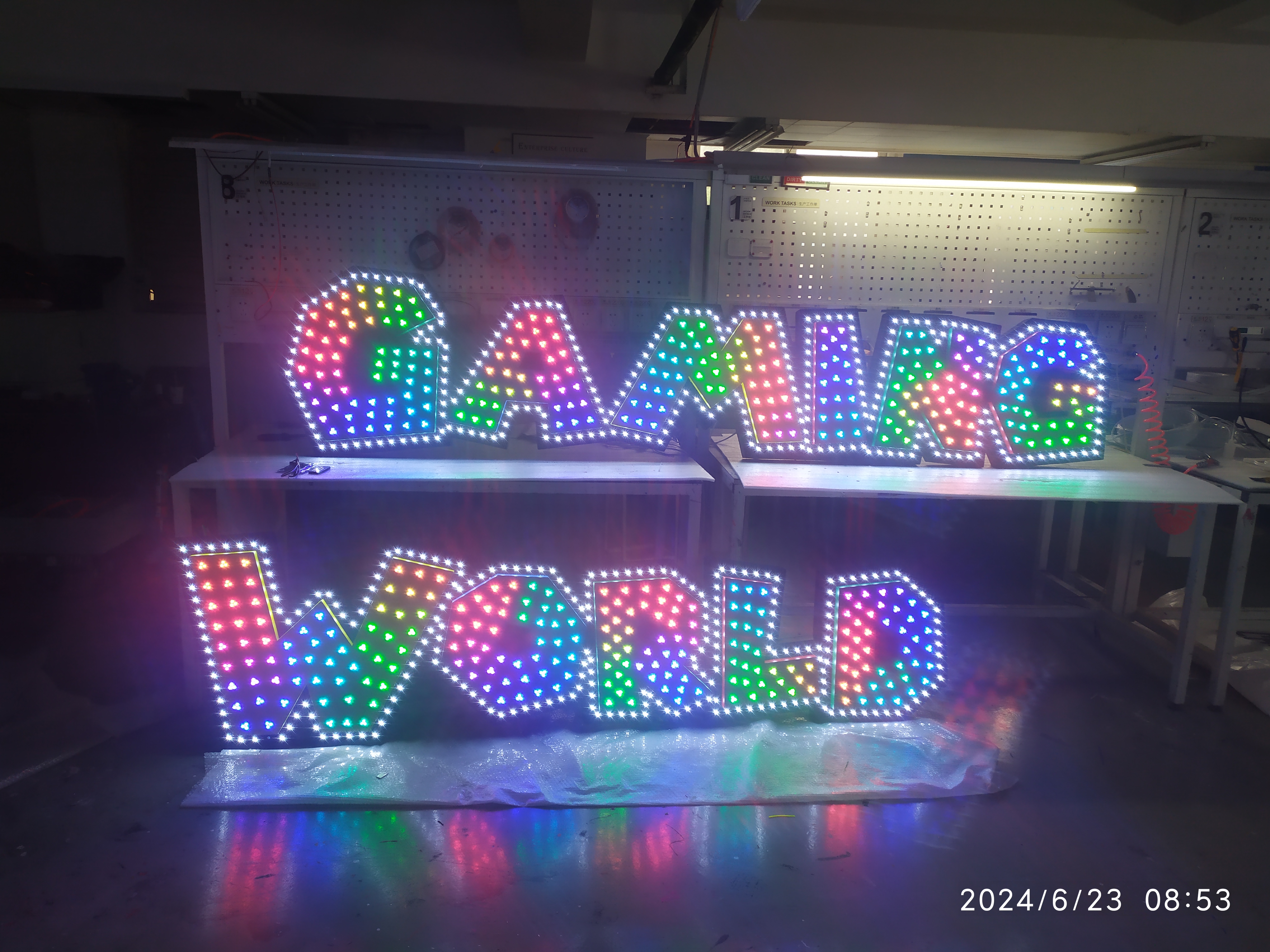 Custom Introducing our amusement equipment luminous LOGO solution Manufacturers, Factory