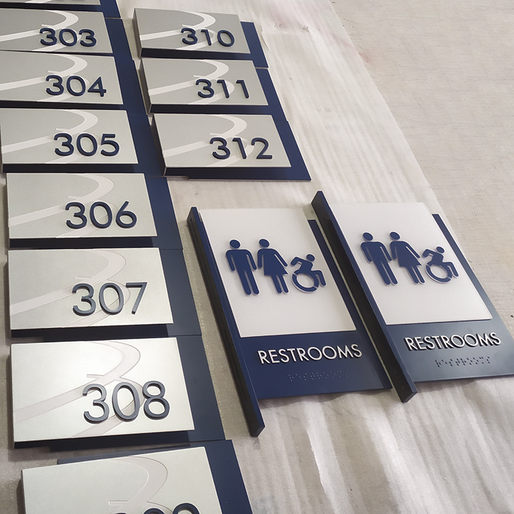 Custom Metal plate signage and Metal letter sign Manufacturers, Factories