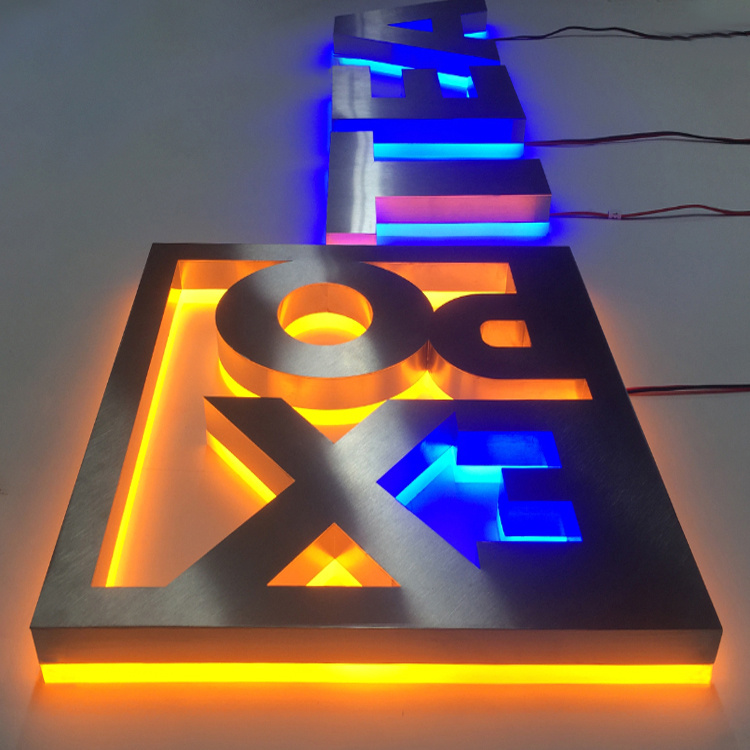 Wholesale Backlit Letters Sign | Halo Lit Sign | Reverse Channel Letter Sign Suppliers, Factories