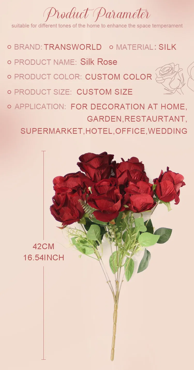 Artificial Rose Showcase 1