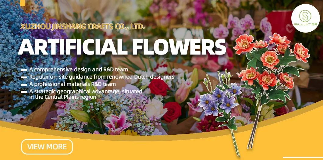 Artificial Flower Wall Decor