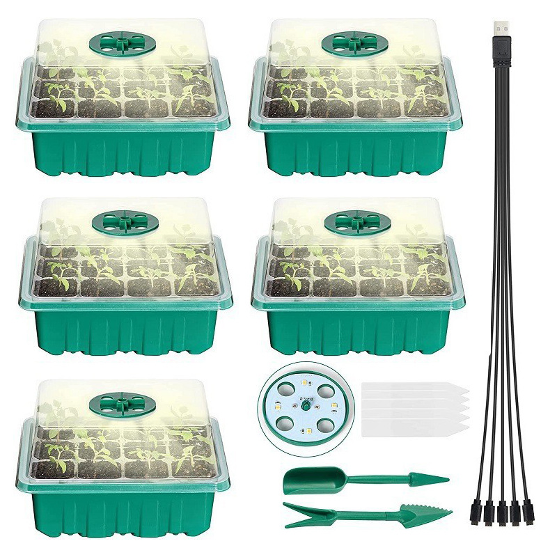 Wholesale Garden Plant Nursery Pot Grow 6/ 12 Cell Germination Starter Seedling Tray