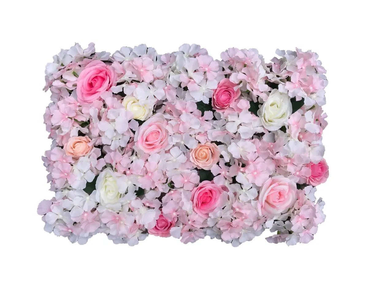 Wedding Stage Backdrop Artificial Flower Vertical Garden Wall Panel Faux Plant