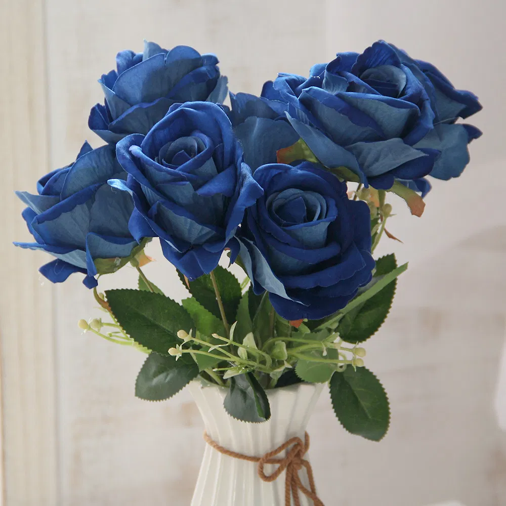 Whosale Single Real Touch Artificial Roses for Wedding Home Garden Decoration
