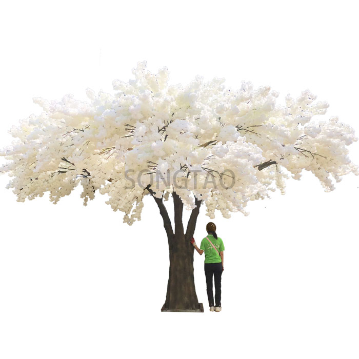 Promotional Artificial Plant Artificial Holiday Cherry Blossom Tree Garden Decoration