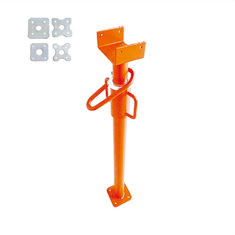 Adjustable Steel Prop Scaffolding Steel Props with Square/Flower Plate for Construction