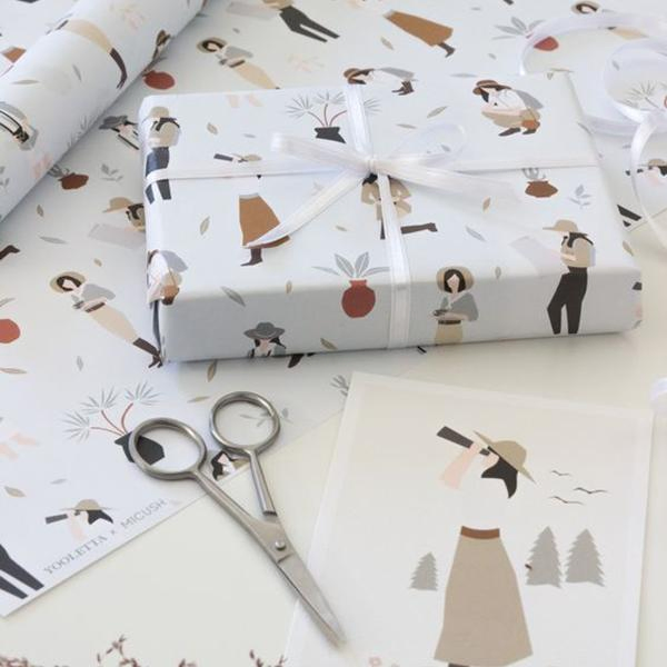 Customized Crepe Paper Tissue Wrapping Paper for Gift Fruit Packaging