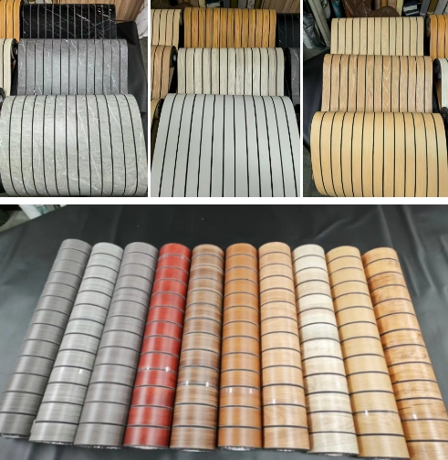 Nice Wood Patterns Carved Grille Self-Adhesive Wall Sticker 600*3000 Wall Sticker for Rental Apartment