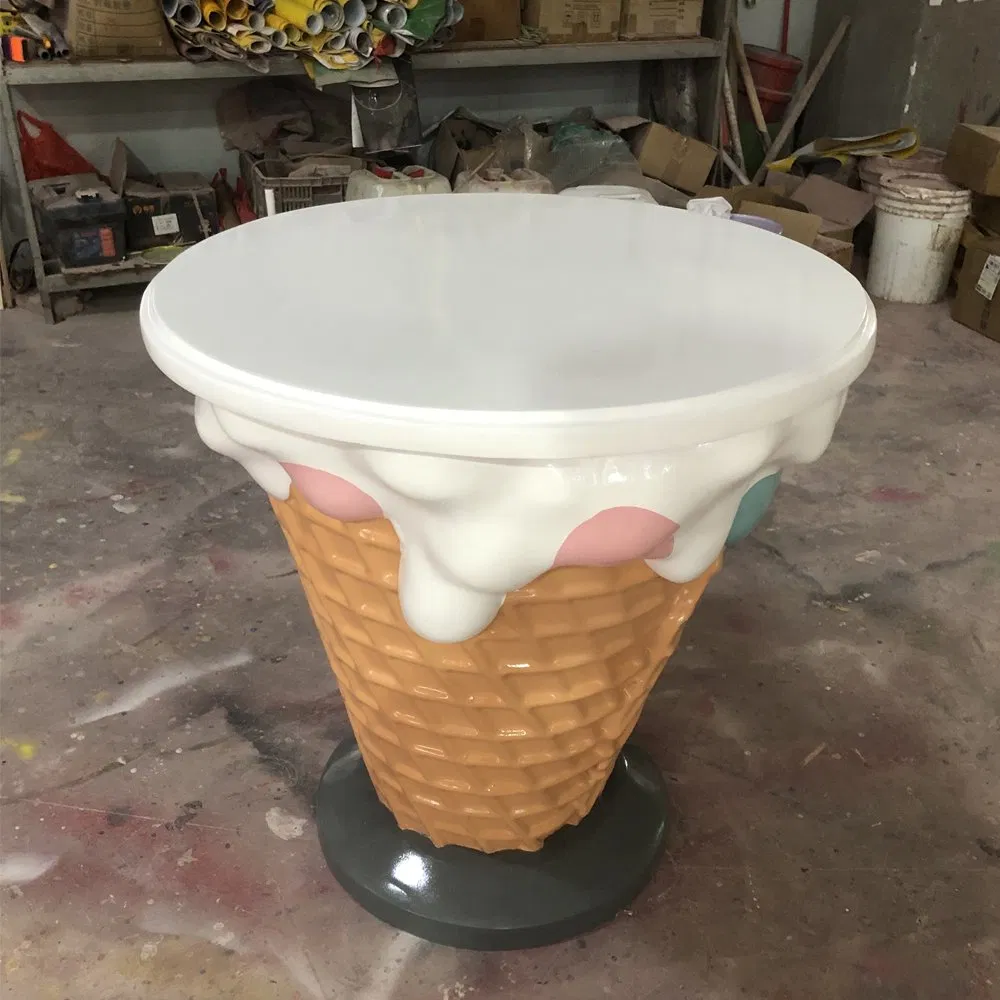 Custom Ice Cream Chair Sculpture Sweets Bench for Rental Props