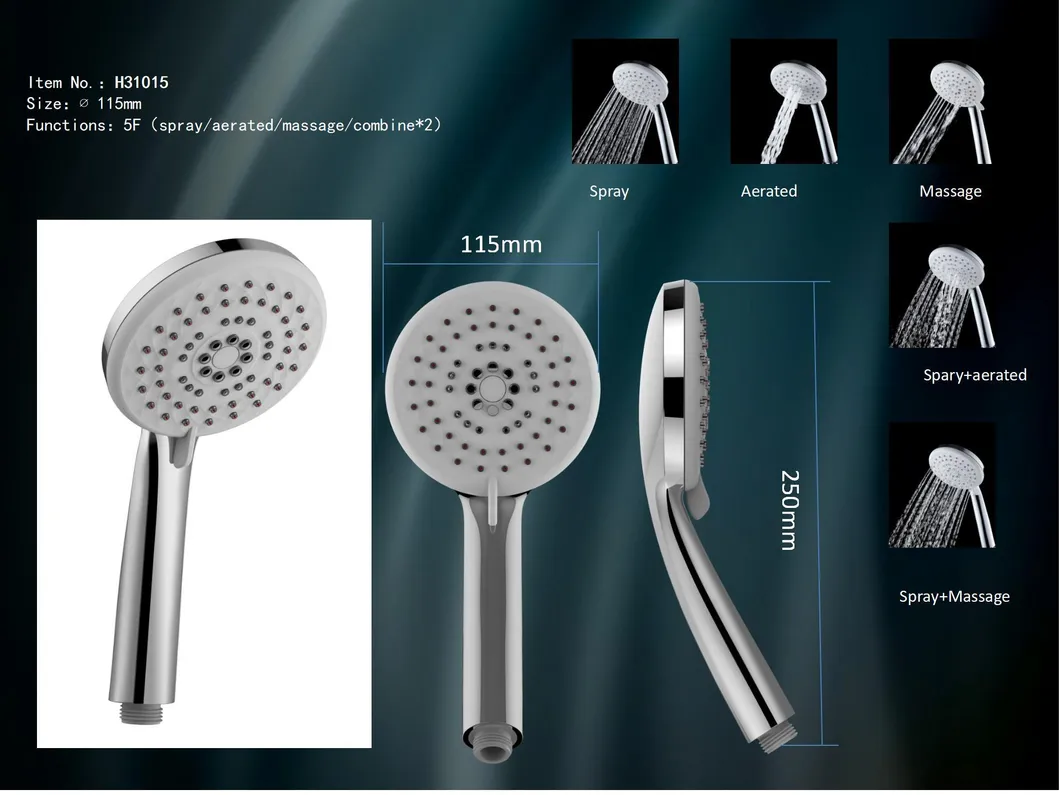 Luxurious Floral Pattern Hand Shower