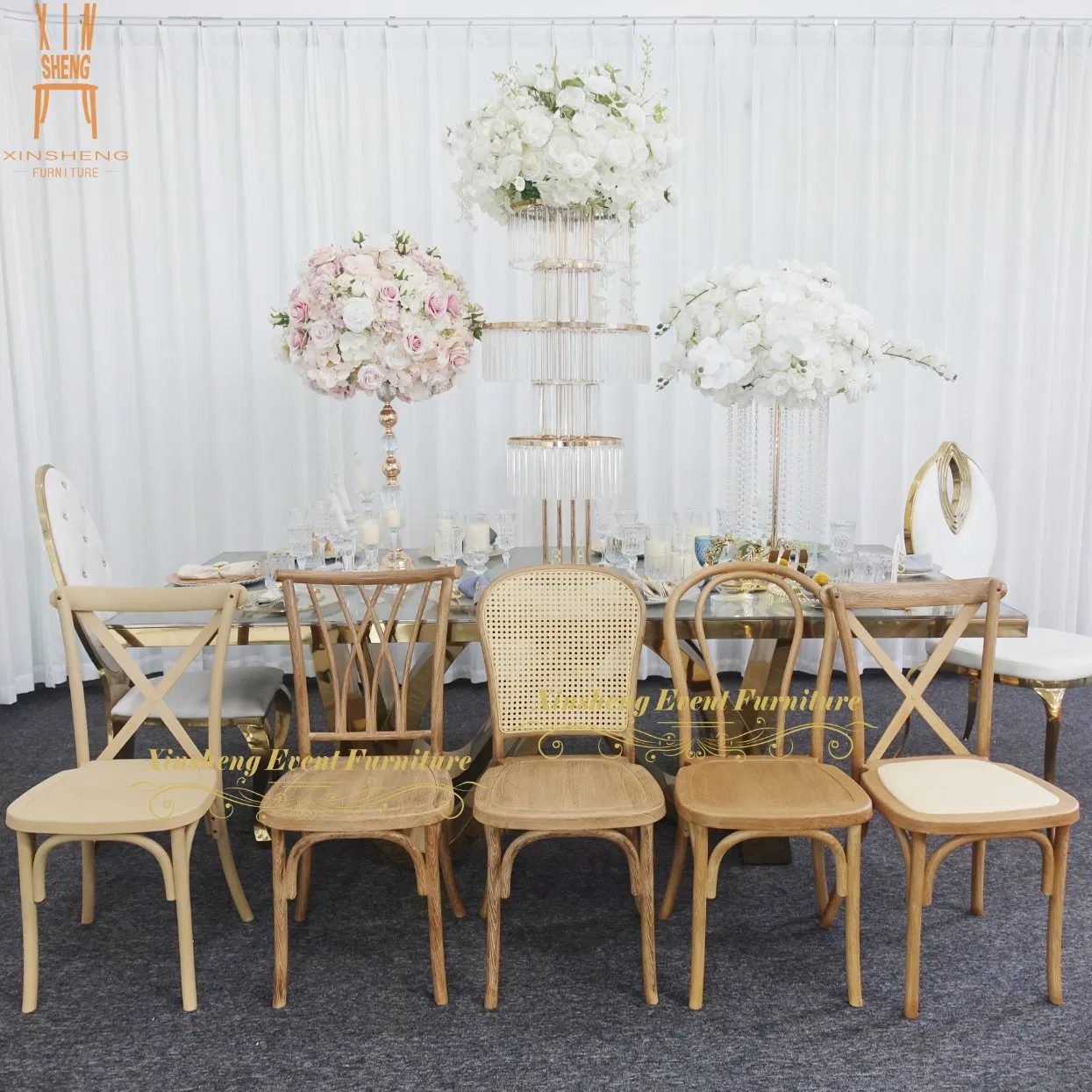 Hot Selling Artificial Green Flower Arch White Backdrop for Party Event Stage Wedding Decoration Outdoor