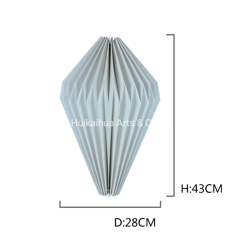 Paper Origami Lantern Shade Nordic Modern Hanging Ceiling Lamp Shade Decoration
