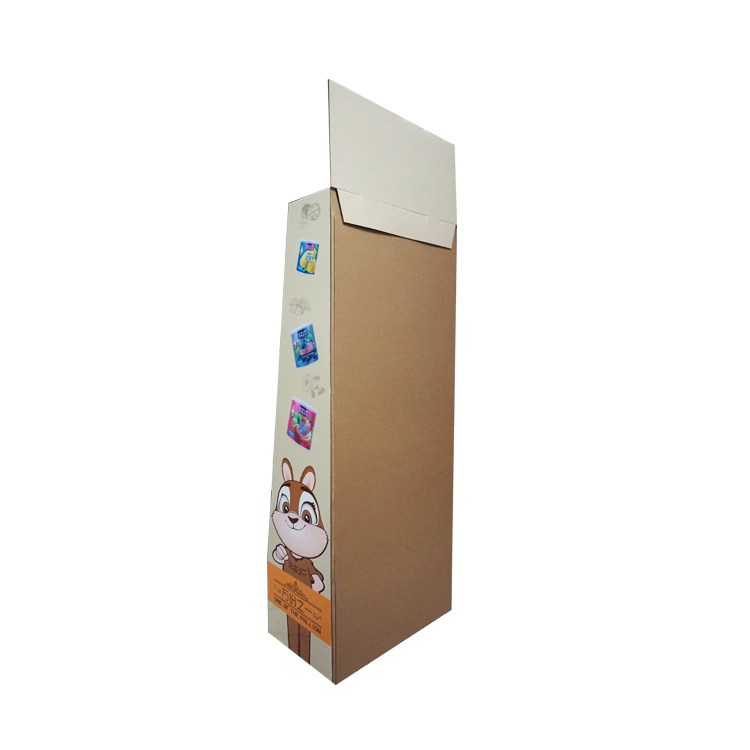 Bdl Hot Selling Custom Retail Store Drink Beverage Floor Food Candy Pop up Rack Product Paper Corrugated Cardboard Display Stand Supermarket