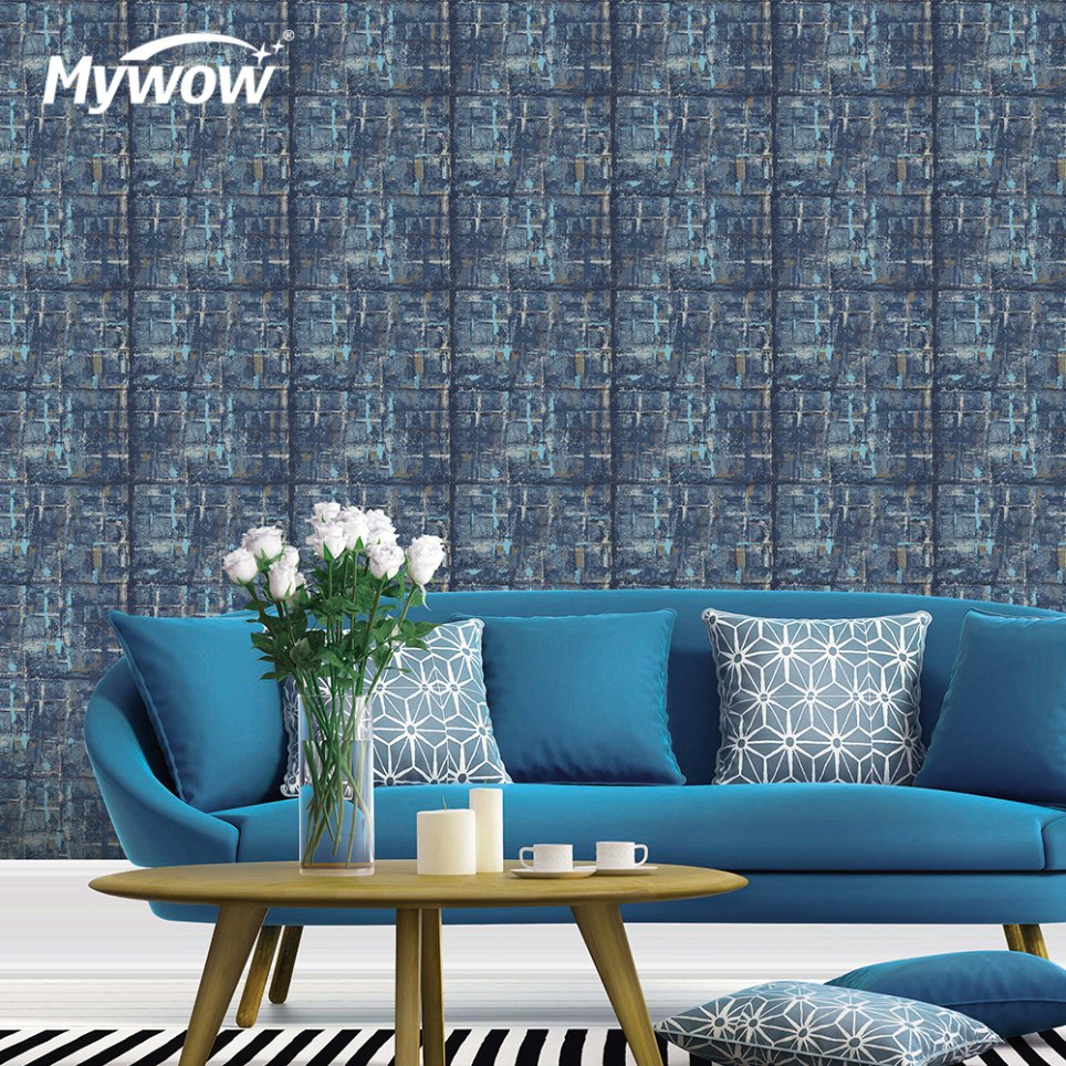 Fabric Luxury Nonwoven Wallpaper for Home Decor