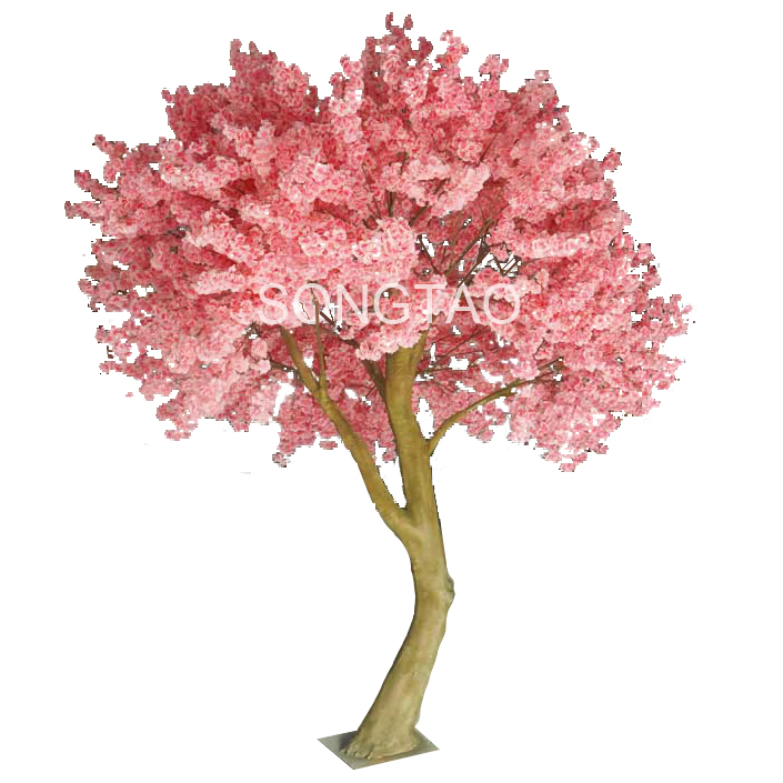 Elegant Japanese Sakura Tree Indoor Wedding Pink Artificial Cherry Blossom Tree