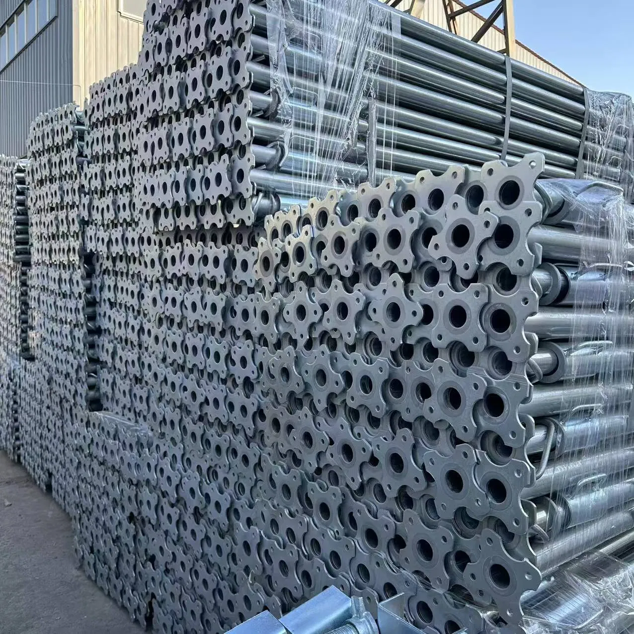 Middle East Type Steel Prop with Flower Plate for Formwork