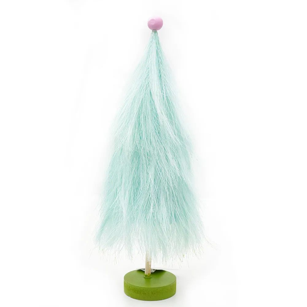 Easter Decoration Beautiful Color Artificial Trees 14inch Tall Customizable Silk Cone Tree for Easter Holiday Decoration
