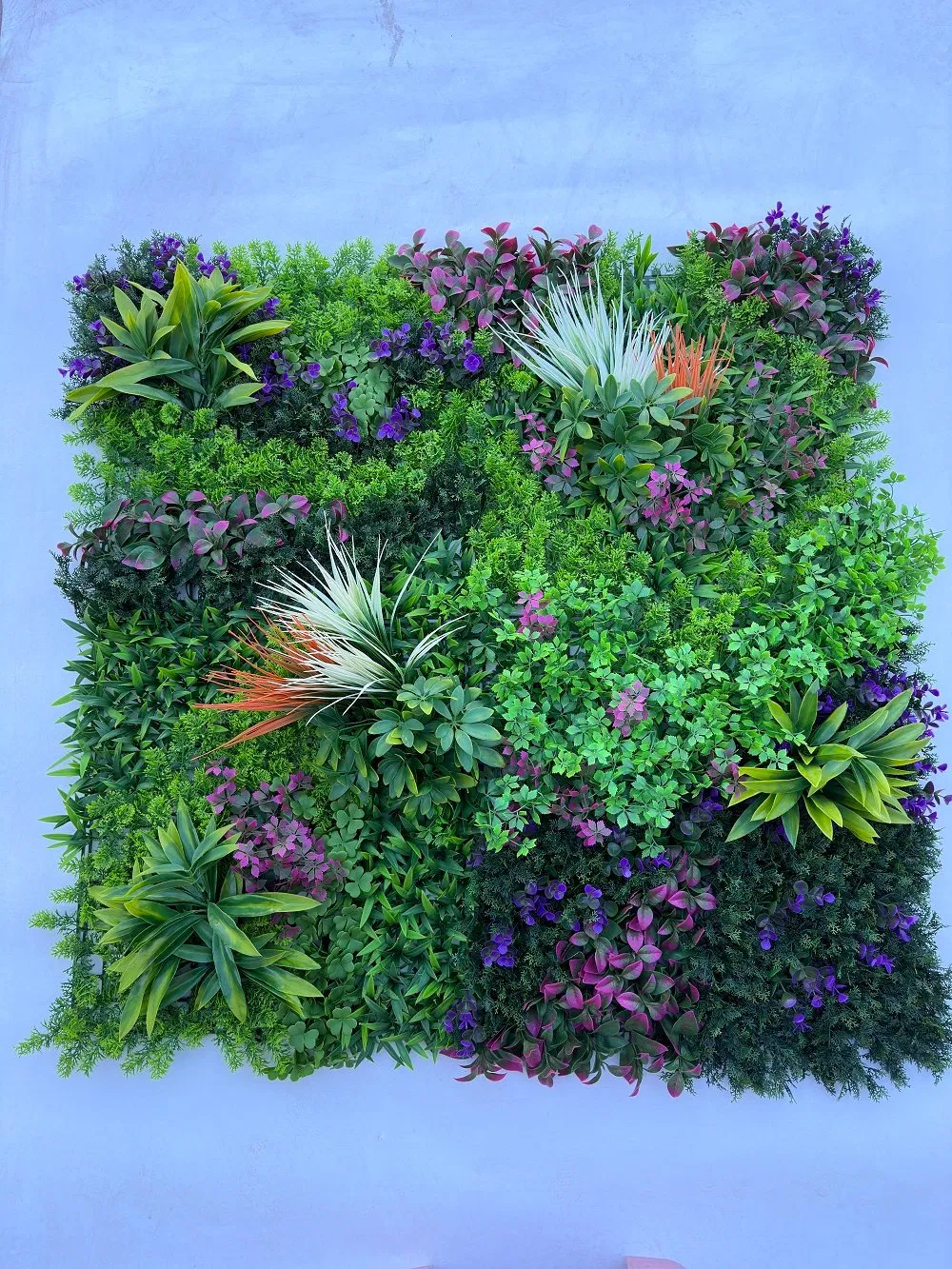 40*60 Plastic Artificial Flower Grass Wall Panels Wholesale Stage Backdrop Artificial Plant Flower Wall for Wedding Decoration